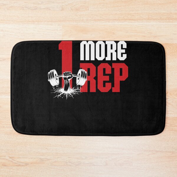 Item preview, One More Rep Fitness Motivational Gym Humor designed and sold by smartrocket.