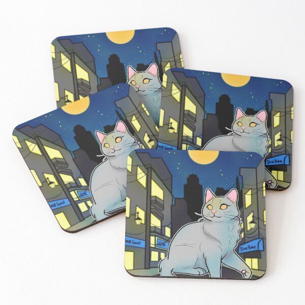 Item preview, cat in the city designed and sold by Chellelovesu.
