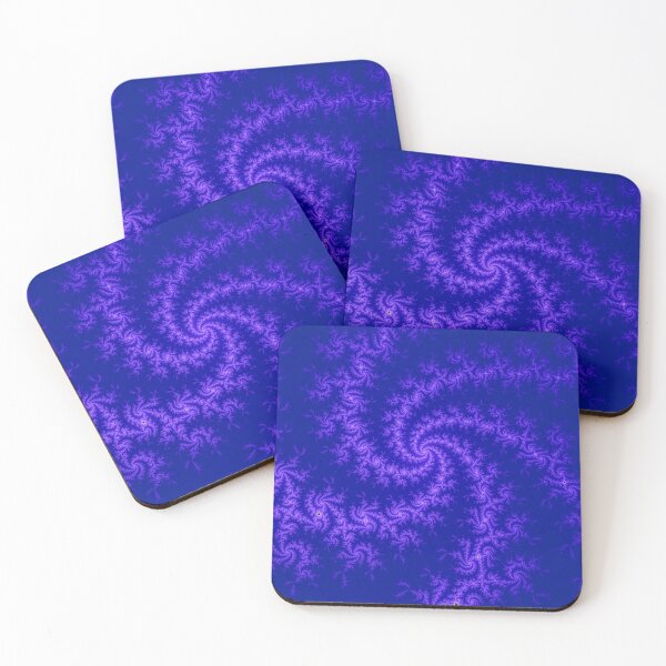 Item preview, Fractal Mandelbrot Spiral Galaxy Blue Purple designed and sold by Eclectry.