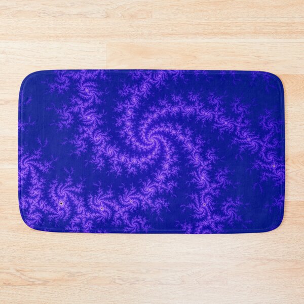 Item preview, Fractal Mandelbrot Spiral Galaxy Blue Purple designed and sold by Eclectry.