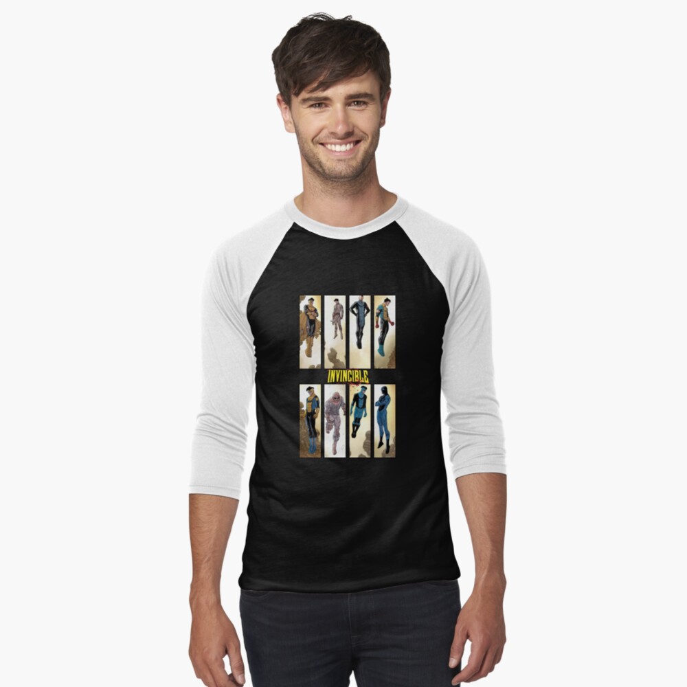 Item preview, Baseball ¾ Sleeve T-Shirt designed and sold by VirgilPeck.