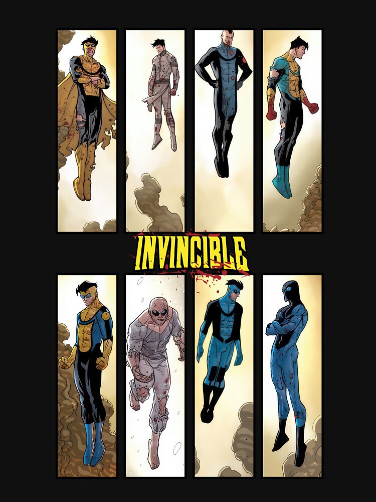 Thumbnail 7 of 7, Essential T-Shirt, Invincible Variants TV Show designed and sold by VirgilPeck.