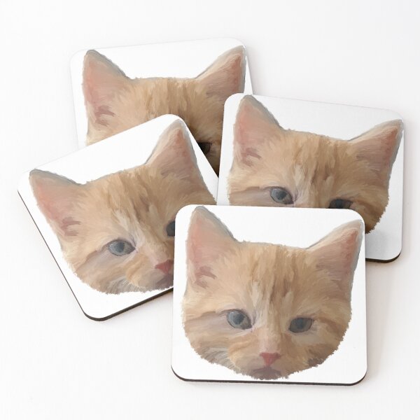 Item preview, Orange Cat Painting designed and sold by Ksalgado.