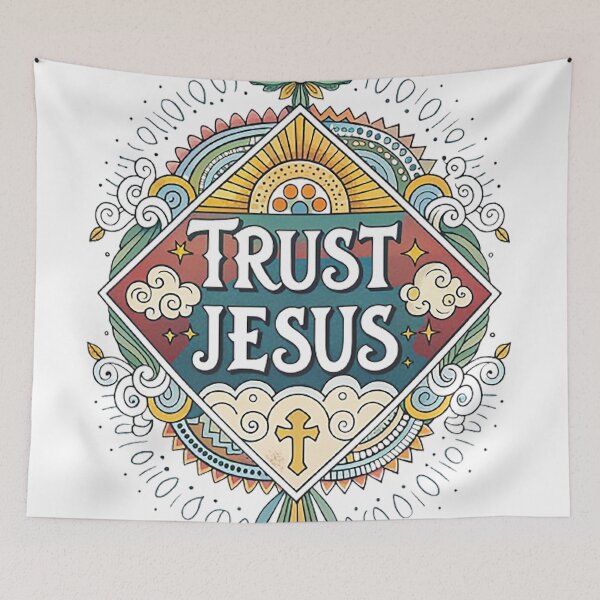 Item preview, TRUST JESUS designed and sold by likbatonboot.