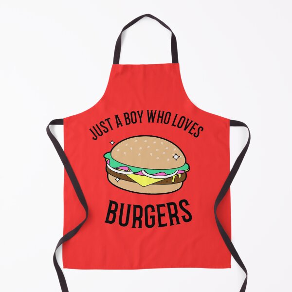 Item preview, Just a Boy who loves Burgers designed and sold by 87-Aesthetics.