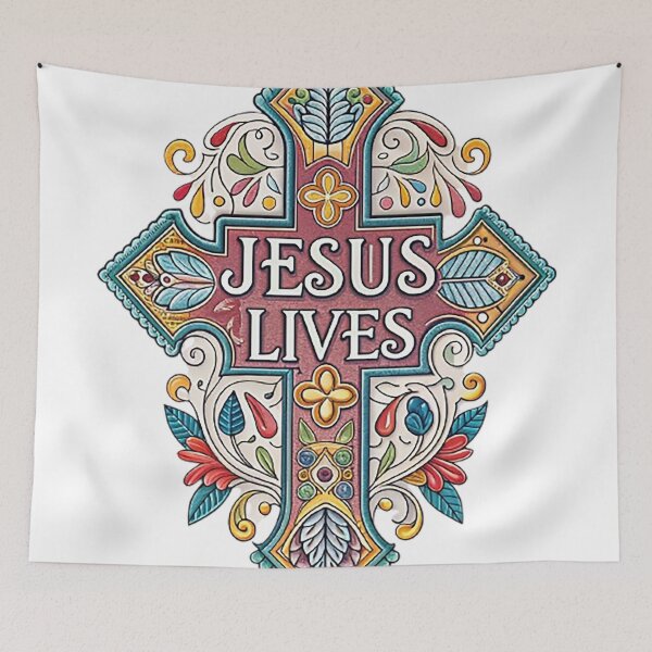Item preview, JESUS LIVES designed and sold by likbatonboot.