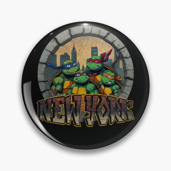 Item preview, Ninja Turtles New York Poster designed and sold by HappyHarmonyArt.