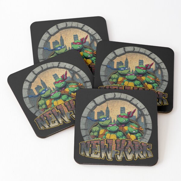 Item preview, Ninja Turtles New York Poster designed and sold by HappyHarmonyArt.