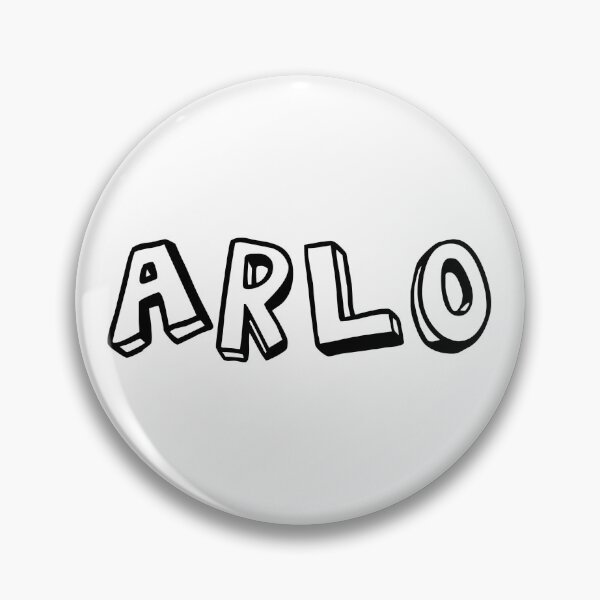 Item preview, typography "Arlo" english name tag sticker  designed and sold by tonylau81.
