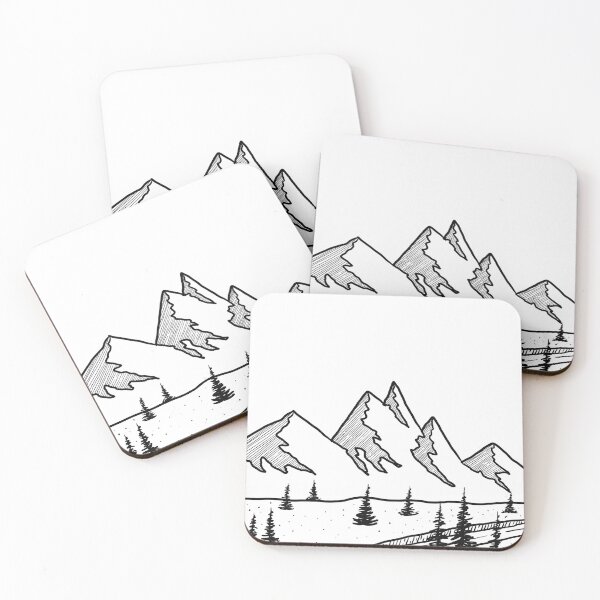 Item preview, Mountain view -1 designed and sold by TigerArtStudio.