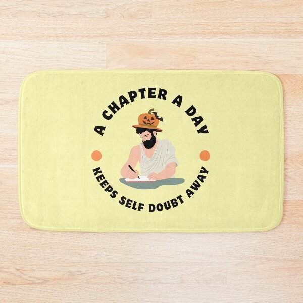 Item preview, A Chapter a Day Keeps Self-Doubt Away - Motivational Writing Shirt designed and sold by Favbookshelf by Manik.