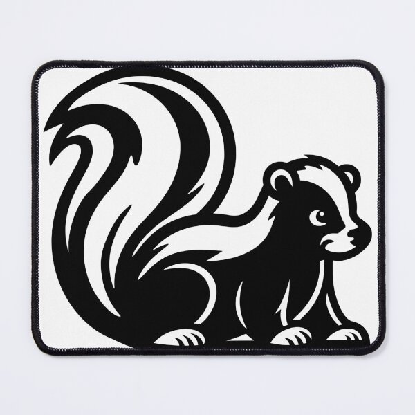Item preview, Cute Skunk Cartoon Silhouette designed and sold by theartfulaspie.