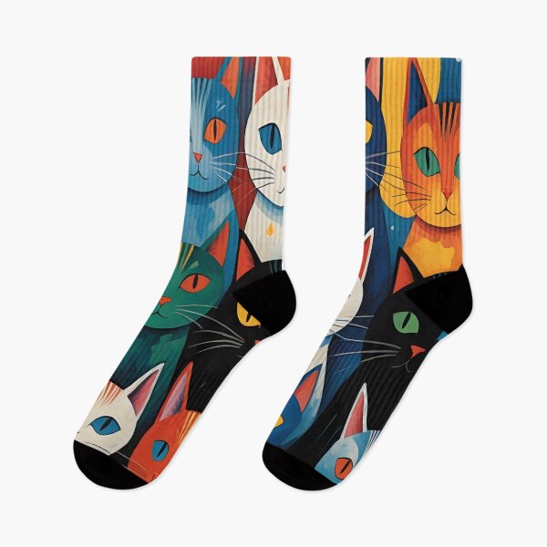 Item preview, Surreal Cat Pattern designed and sold by artedamensagem.