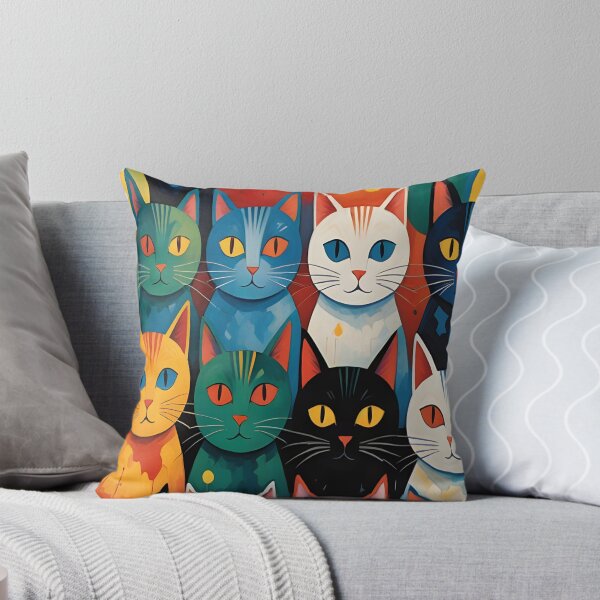 Item preview, Surreal Cat Pattern designed and sold by artedamensagem.
