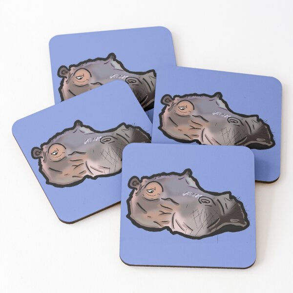 Item preview, Lazy hippo designed and sold by TigerArtStudio.