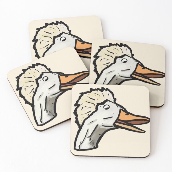 Item preview, Crazy hairstyle duck designed and sold by TigerArtStudio.