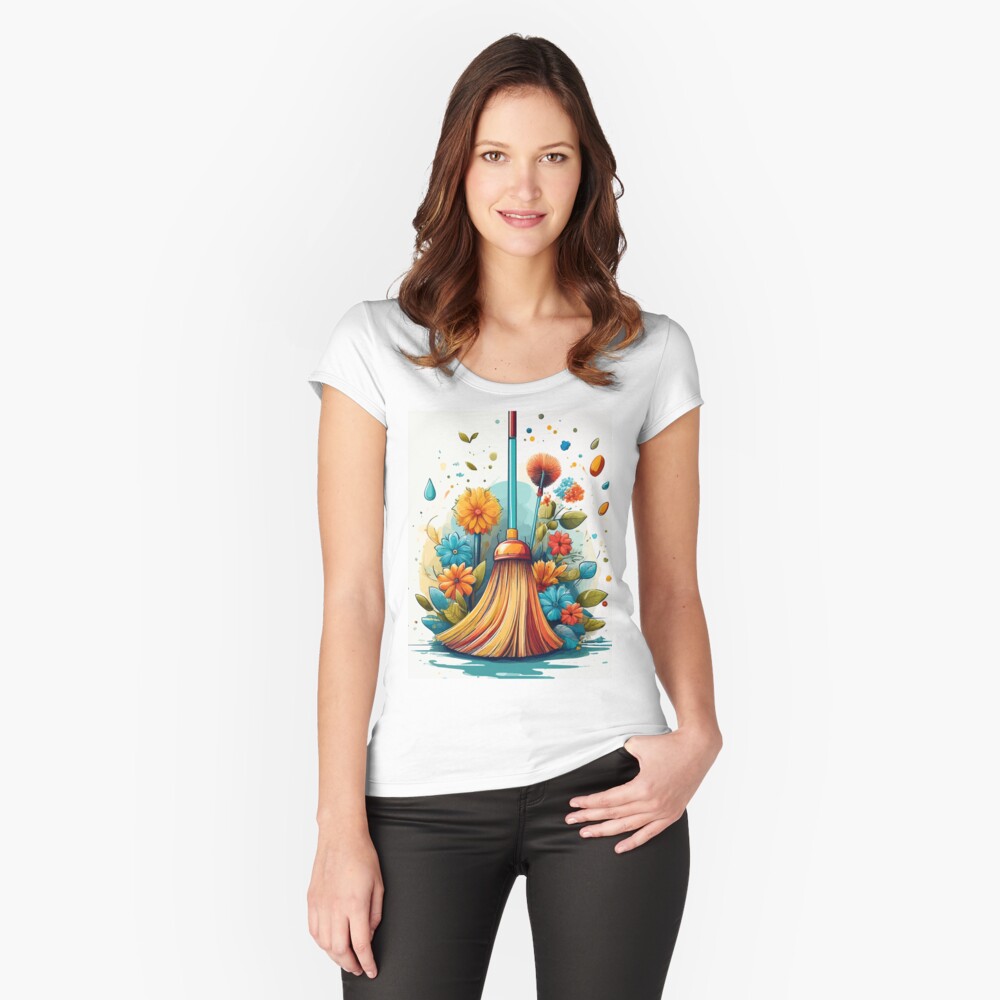 Item preview, Fitted Scoop T-Shirt designed and sold by bb-15artstudio.