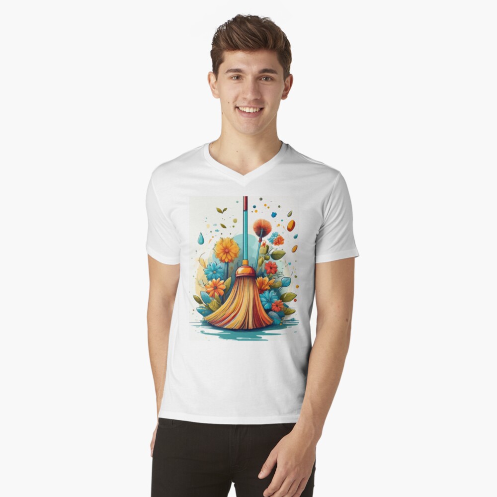 Item preview, V-Neck T-Shirt designed and sold by bb-15artstudio.