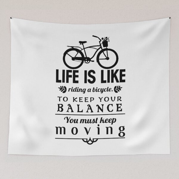 Item preview,  Life Is Like Riding a Bicycle: goal setting  designed and sold by Black_Art.
