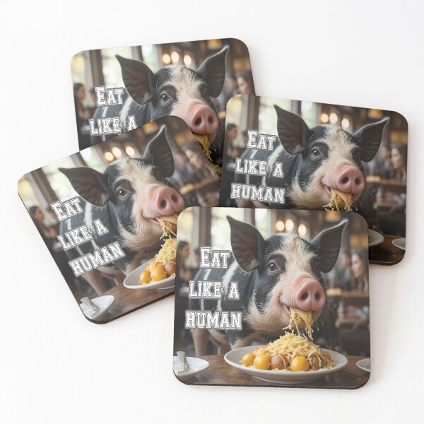 Item preview, Eat Like A Human designed and sold by Surreallytee.