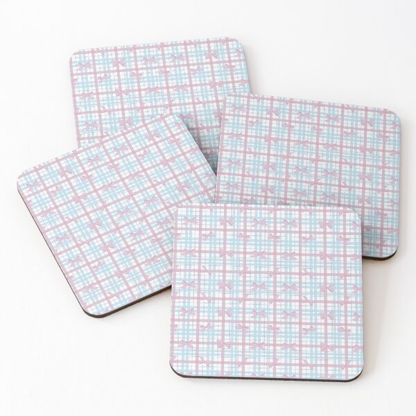 Item preview, Pastel Plaid and Bows All Over Pattern designed and sold by AlienOccupation.