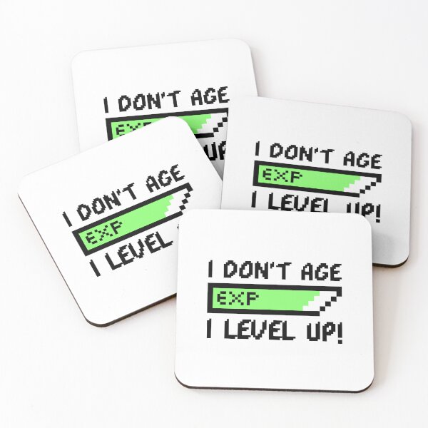 Item preview, I Don't Age I Level Up designed and sold by FusionBreezeBTQ.