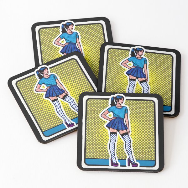 Item preview, Lichtenstein-Inspired Pop Art Print designed and sold by PinUpPizzazz.