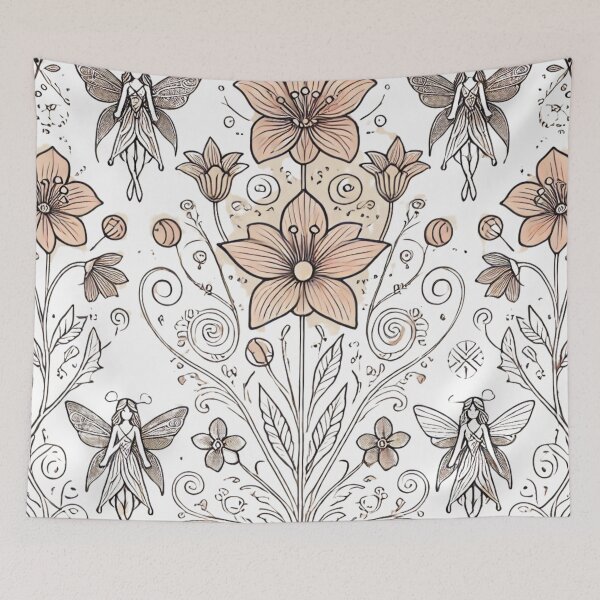 Item preview, Enchanted Nordic Bloom Fairies designed and sold by Oonward2021.