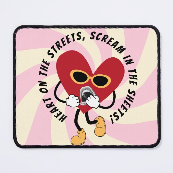 Item preview, Heart on the Streets, Scream in the Sheets - Quirky Retro Design designed and sold by printogoal.