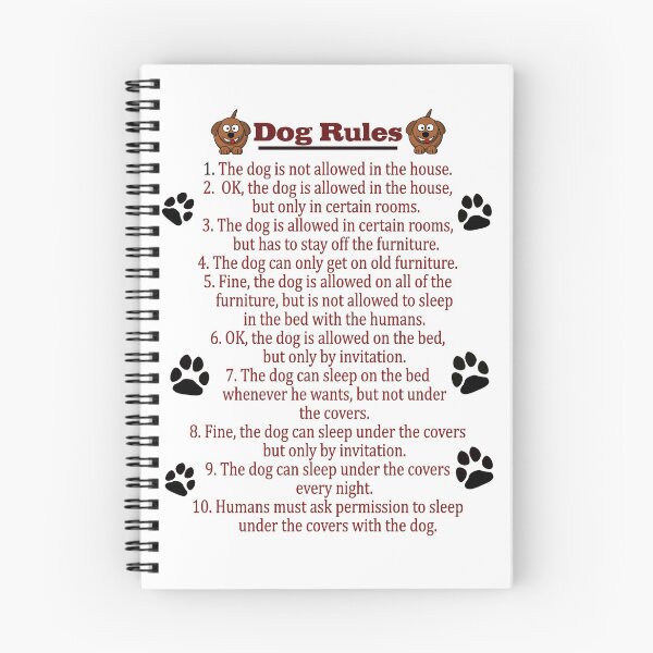 Item preview, DOG RULES Humans respecet designed and sold by ArtPixs.