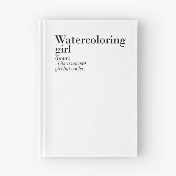 Item preview, Watercoloring Girl Definition - Funny Watercoloring Lover designed and sold by Watsonarts.