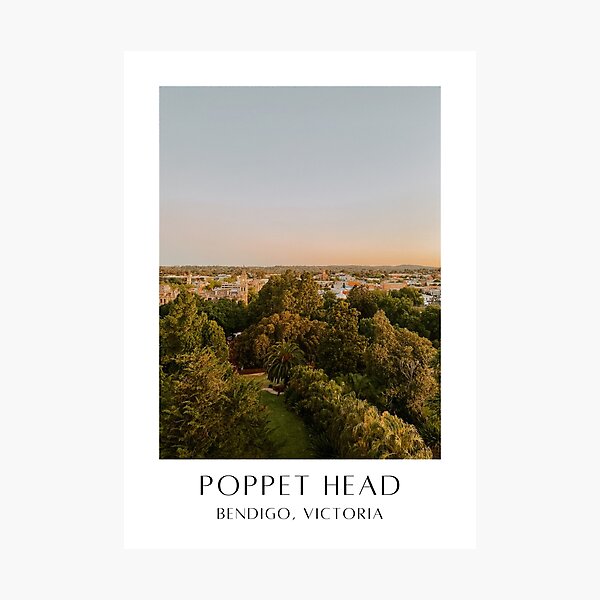 Item preview, Poppet head, Bendigo, Victoria designed and sold by Luna Waves Designs.