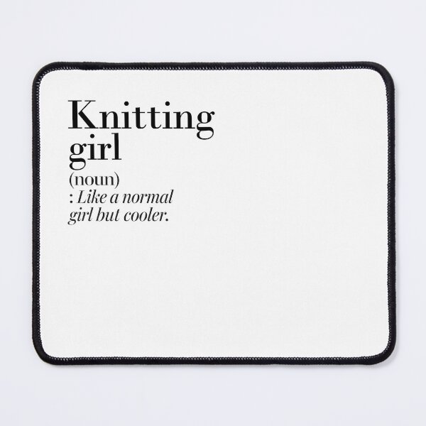 Item preview, Knitting Girl Definition - Funny Knitting Lover designed and sold by Watsonarts.