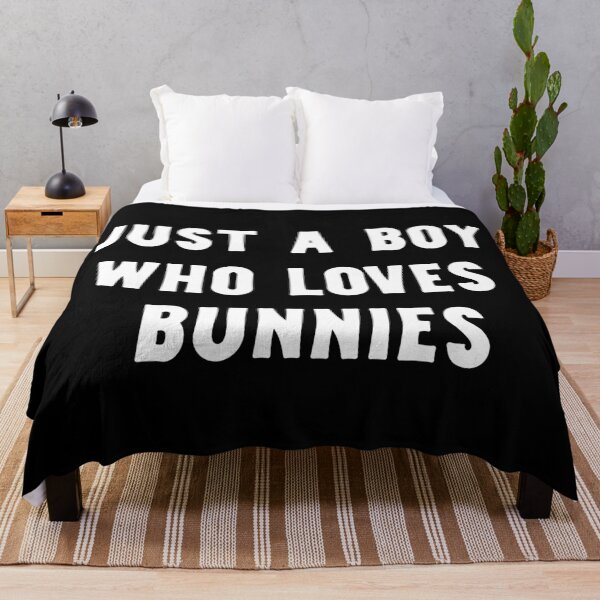 Item preview, Just A Boy Who Loves Bunnies Funny Bunny Lover designed and sold by RareBunny.