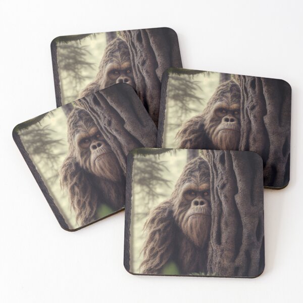 Item preview, The Sasquatch - Bigfoot, Cryptid, Yeti, Wall Art, Paintings, Cool Art, Poster, Digital Art, Art, AI Art designed and sold by GSizzle1.