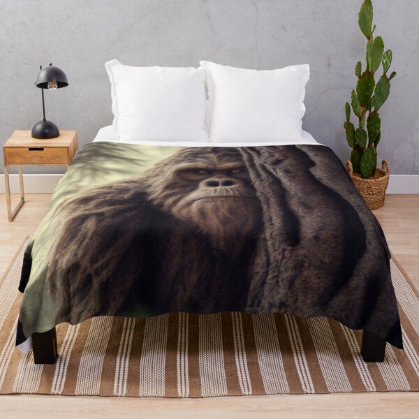 Item preview, The Sasquatch - Bigfoot, Cryptid, Yeti, Wall Art, Paintings, Cool Art, Poster, Digital Art, Art, AI Art designed and sold by GSizzle1.