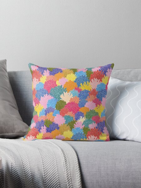 Item preview, Colorful Rainbow Coral Pattern designed and sold by Magnolia Valley Art.