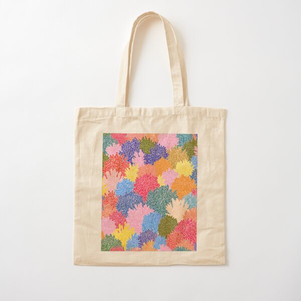 Item preview, Colorful Rainbow Coral Pattern designed and sold by Magnolia Valley Art.