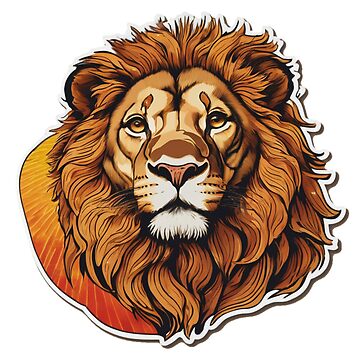 Artwork thumbnail, Regal Radiance: The Lion's Gaze by Coollzone