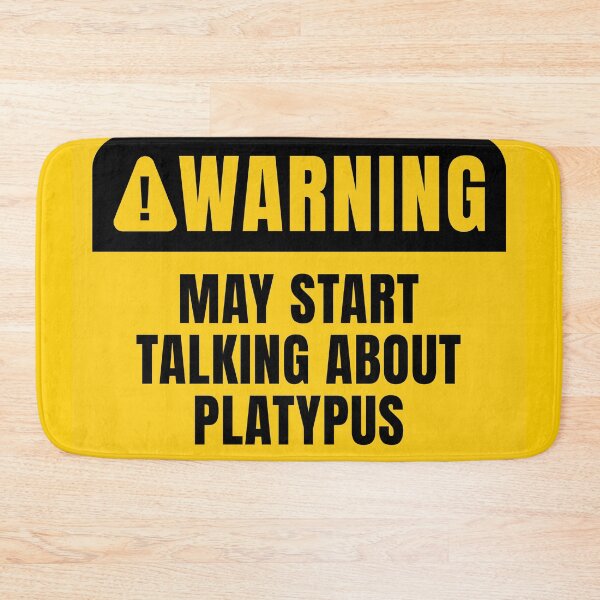 Item preview, May Start Talking About Platypus designed and sold by MaryAller.