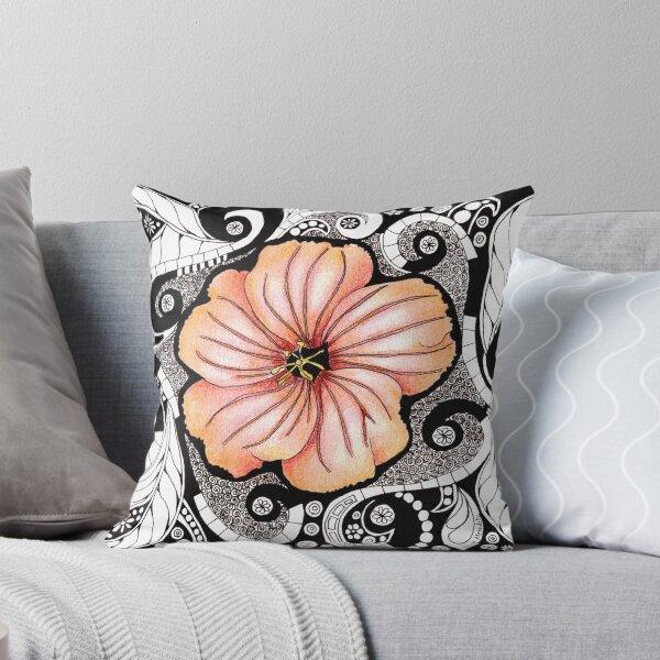 Artikelvorschau, Hibiskusblüten-Paisley entworfen und verkauft von DingbatDesigns.
