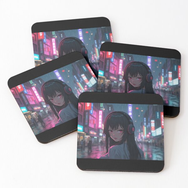 Item preview, Phonk Beats and Cyberpunk Streets Girl designed and sold by brendanre.
