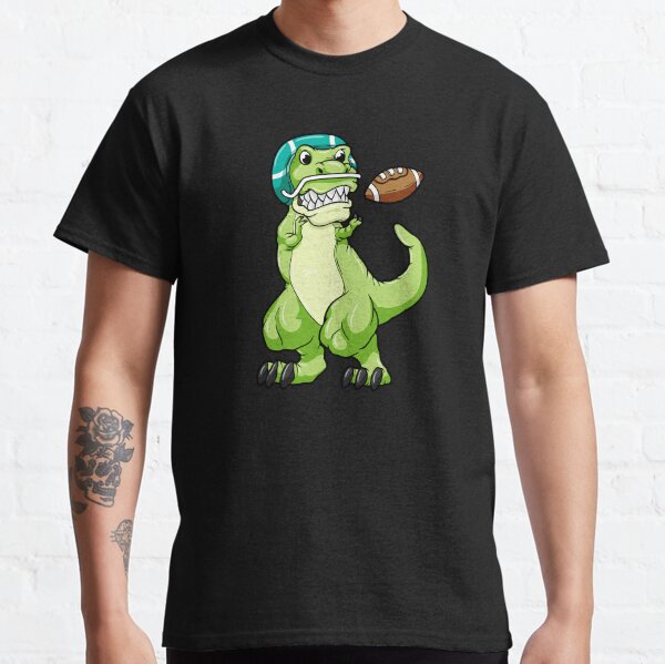 Item preview, Dinosaur As Footballer With Football And Helmet designed and sold by GabrieSketcham.