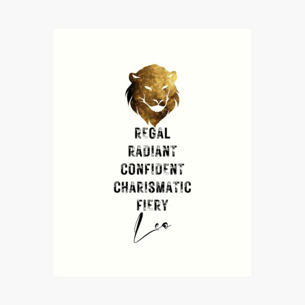 Aperçu de l'œuvre Caractéristiques du Lion - Black Writing créée et vendue par Cosmicly-Inked.