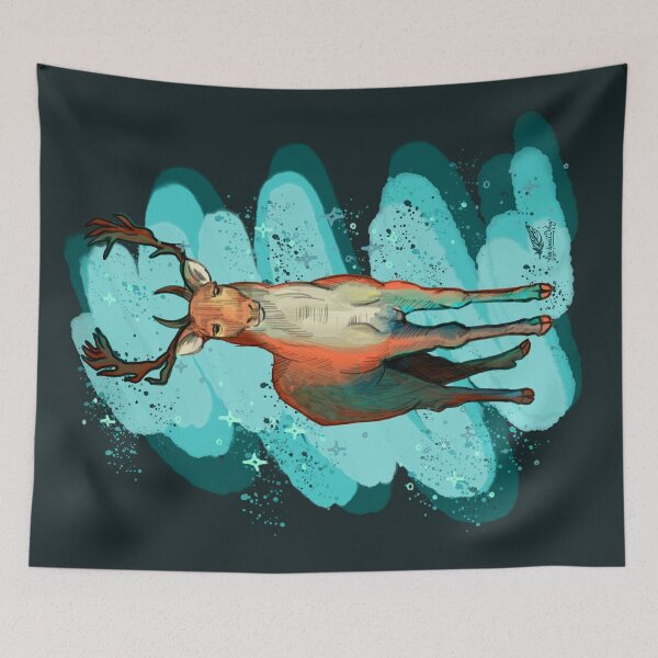 Item preview, Deer Spirit Animal, Stag Totem designed and sold by Free-Spirit-Meg.