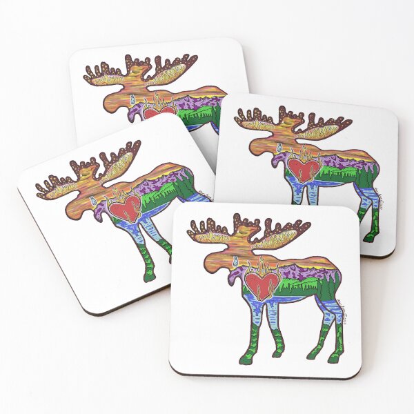 Item preview, Heart Afire Moose designed and sold by BarryWhitt.
