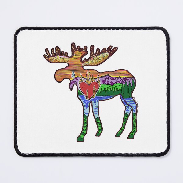 Item preview, Heart Afire Moose designed and sold by BarryWhitt.