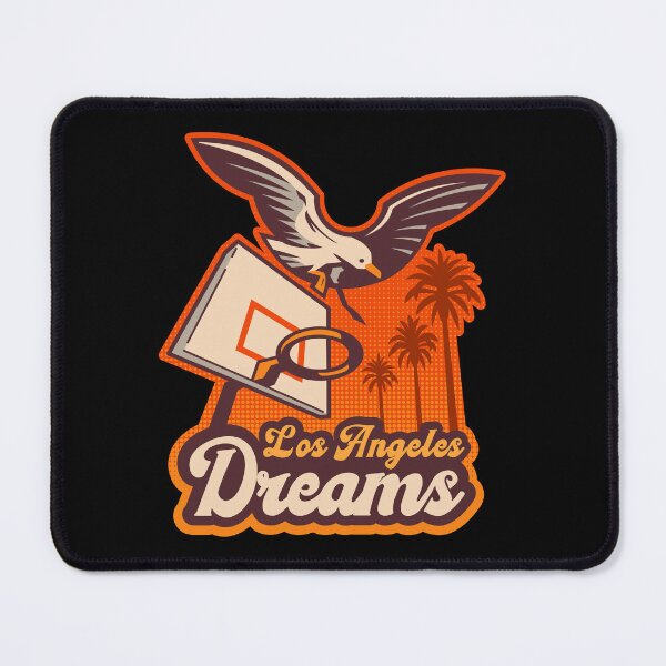 Item preview, Los Angeles Basketball Dreams a retro style tribute to hoops culture designed and sold by Ancestral-Shop.