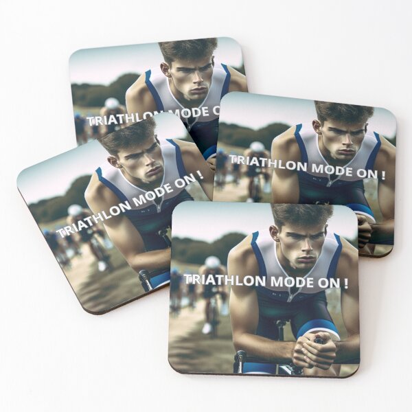 Item preview, Triathlon Mode On – Focus & Endurance Motivational Design designed and sold by Triathlongram.