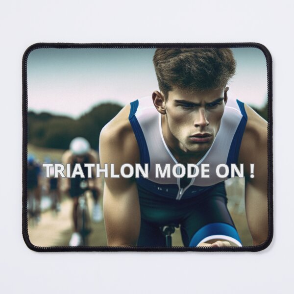 Item preview, Triathlon Mode On – Focus & Endurance Motivational Design designed and sold by Triathlongram.